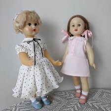 2 куклы СССР художник Борисова