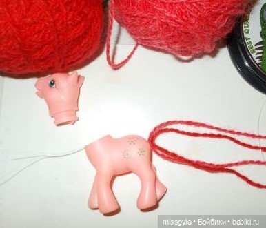 нитки, леска