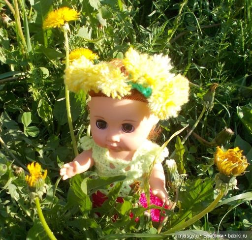 Лето, Соня и цветы — Российские куклы Весна (фото 5)