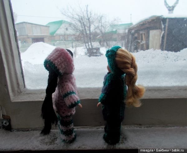 Зимние каникулы сестричек