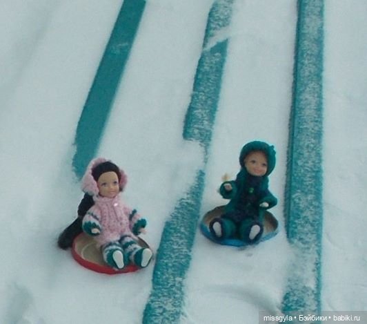 Зимние каникулы сестричек