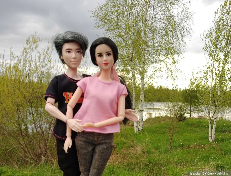 Весенние прогулки. Ким и Аяна