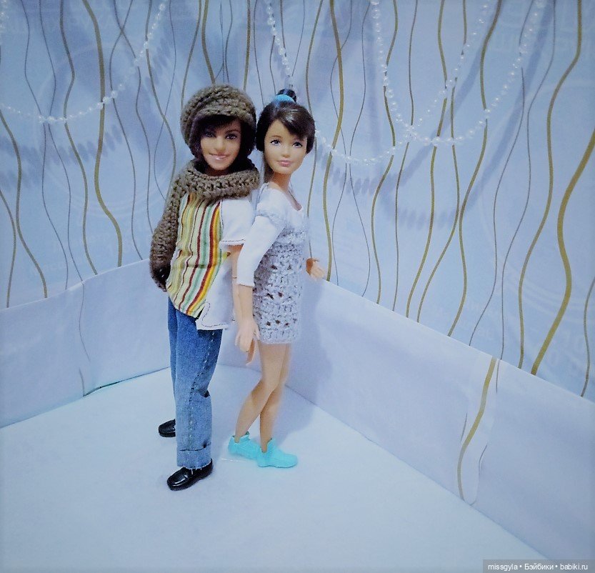 Ледовый дебют. Николя и Симона