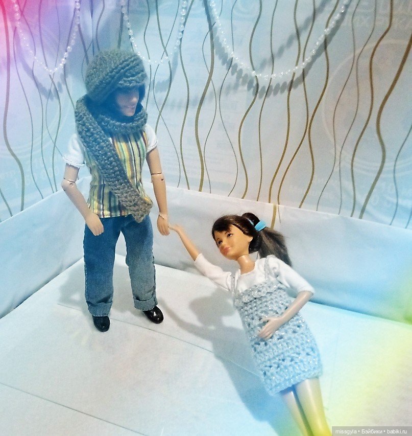 Ледовый дебют. Николя и Симона