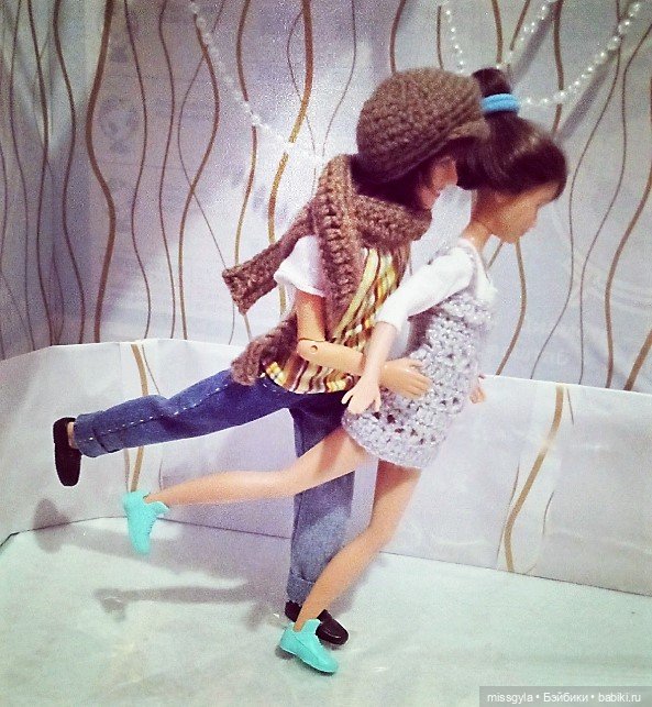 Ледовый дебют. Николя и Симона