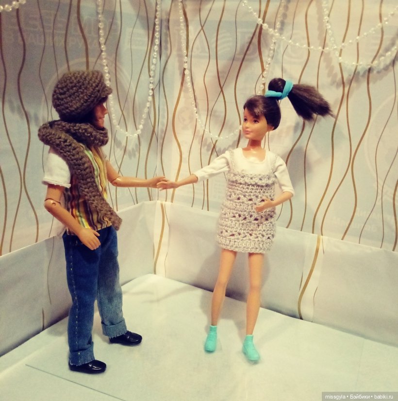 Ледовый дебют. Николя и Симона