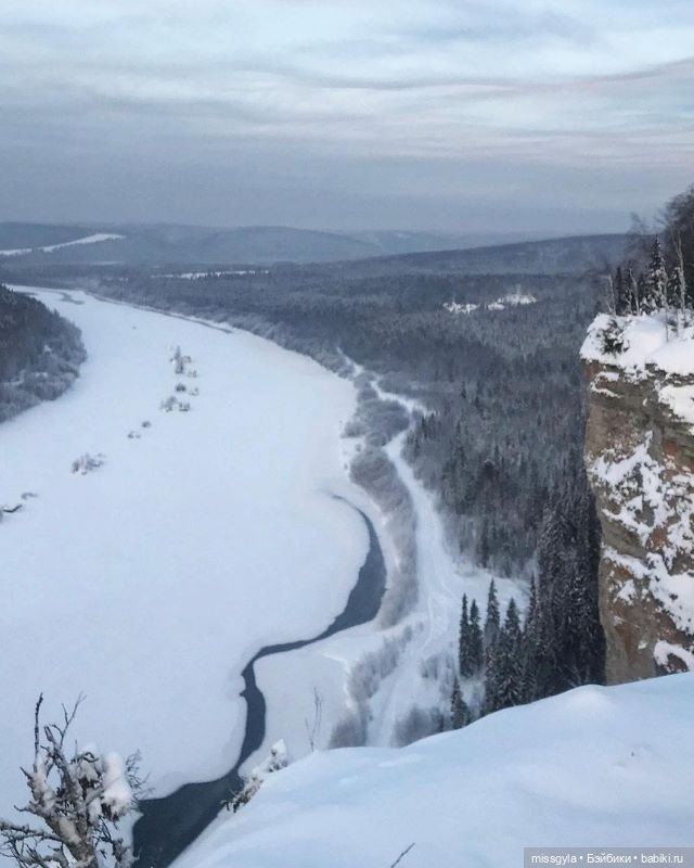 Река Вишера зимой