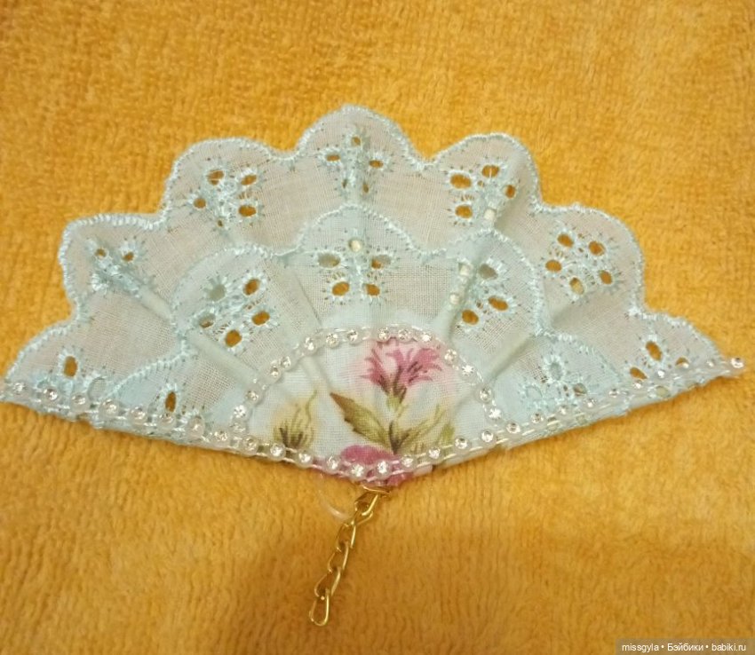 Веер для барышни | Бэйбики Веер для барышни — Как сделать аксессуары для кукол: сумки
