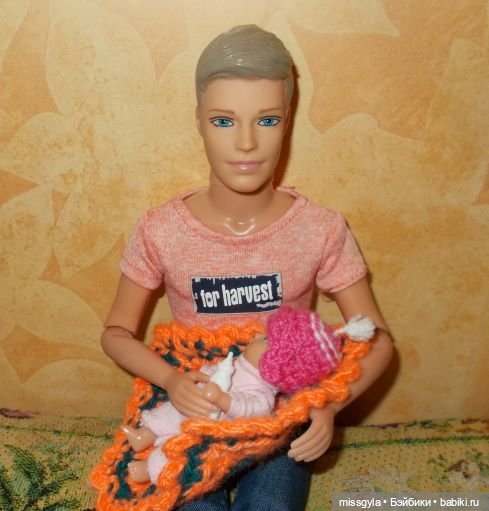 Тео с дочкой