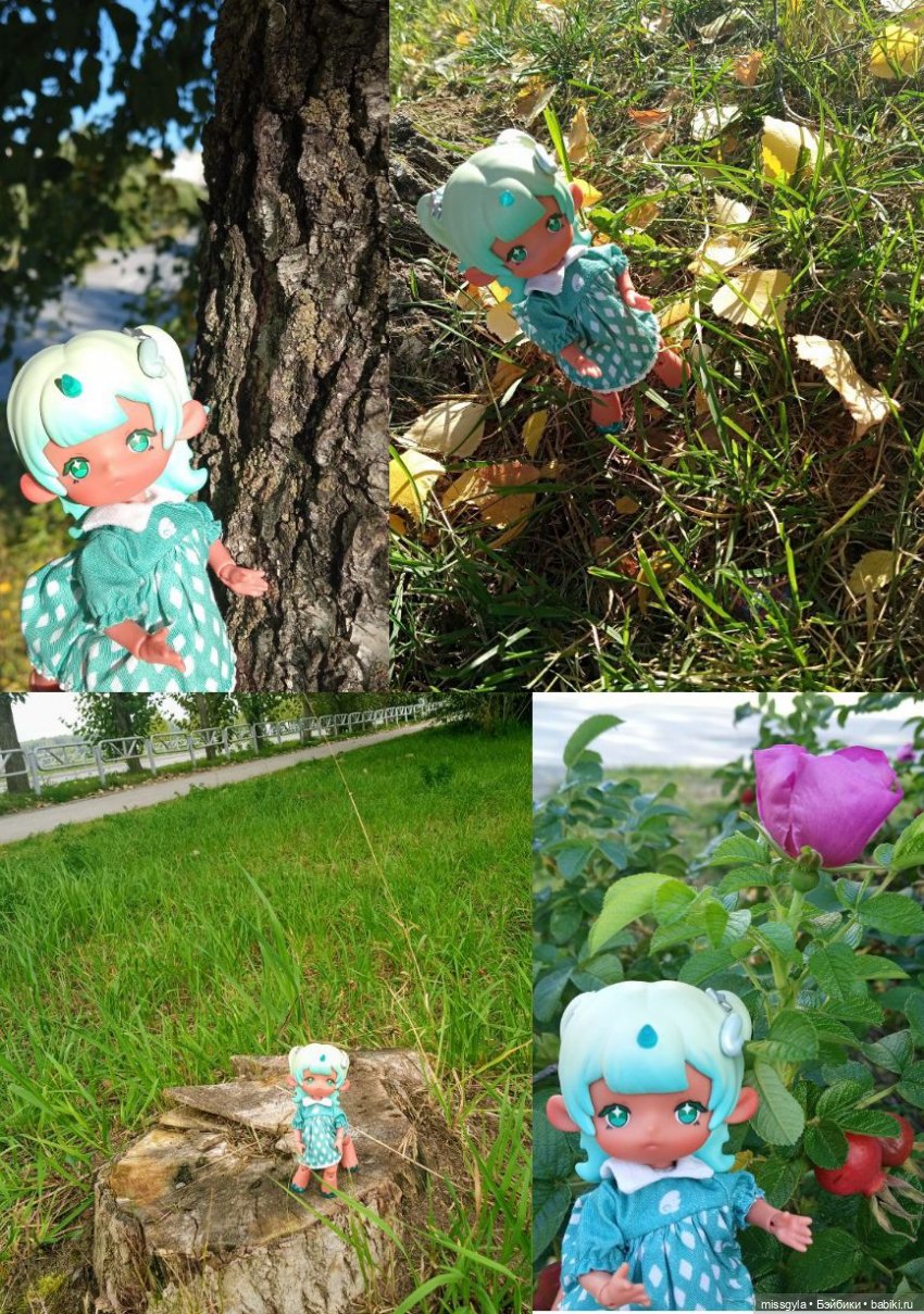 коллаж, Первая прогулка