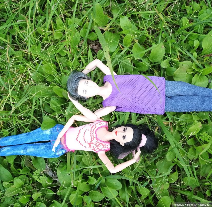 Ким и Аяна в Ботаническом саду