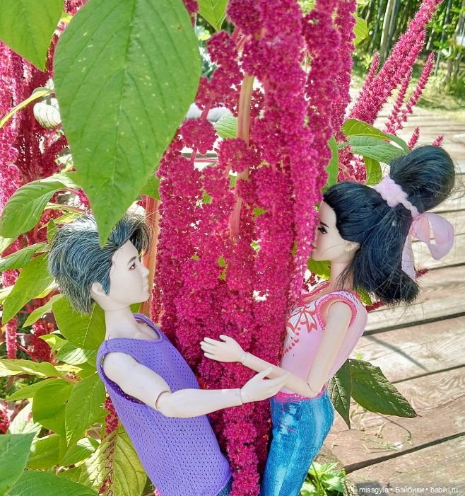 Ким и Аяна в Ботаническом саду