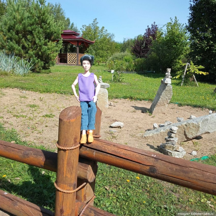 Ким и Аяна в Ботаническом саду