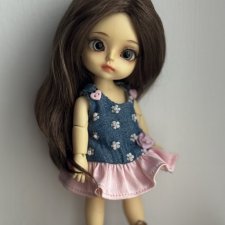 Парик для куклы с обхватом головы 14,5 см