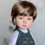 Парик из козочки для обхвата головы 20 см