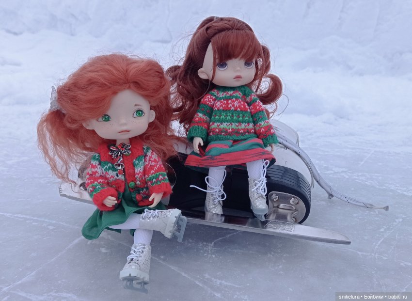 Наконец-то мы сходили на каток