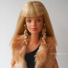 Серьги с камнями для Барби Barbie Интегрити Integrity