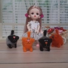 Маленькие котята для маленьких кукол Маленькие котята для маленьких кукол