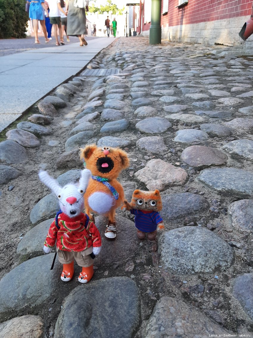 Авторские игрушки Ветерок и его друзья на заячьем острове (фото 3)