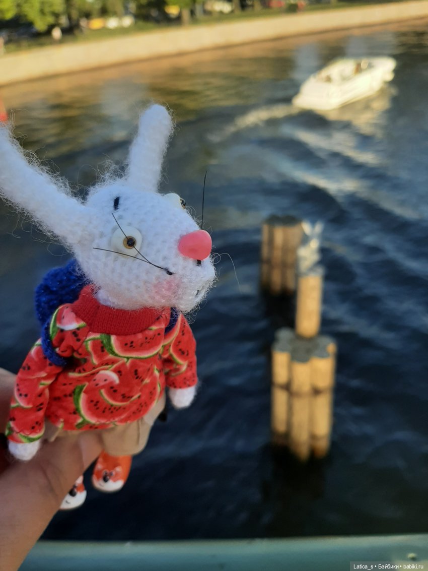 Авторские игрушки Ветерок и его друзья на заячьем острове (фото 6)