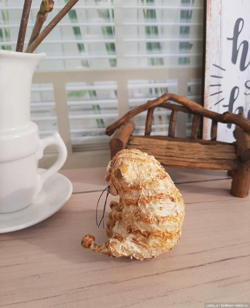 Привет, я кот — Лепка авторских игрушек и папье (фото 6)