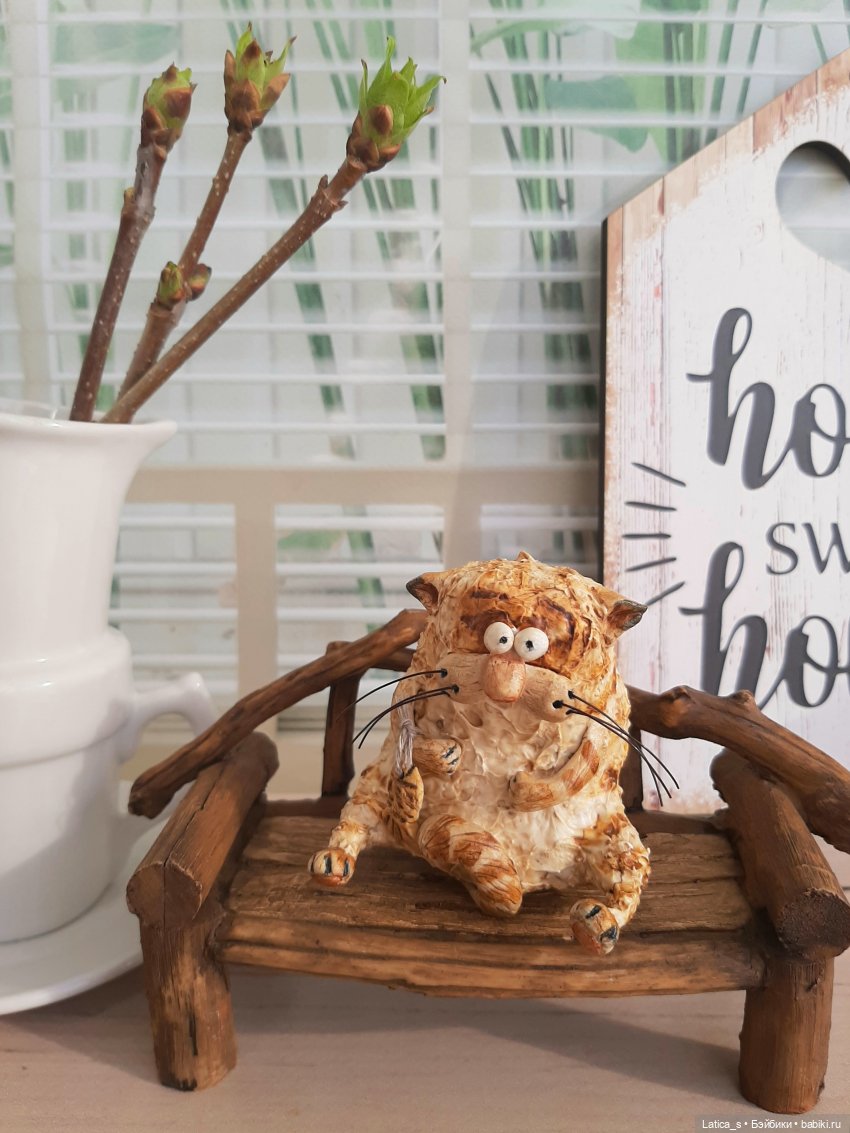 Привет, я кот — Лепка авторских игрушек и папье (фото 3)