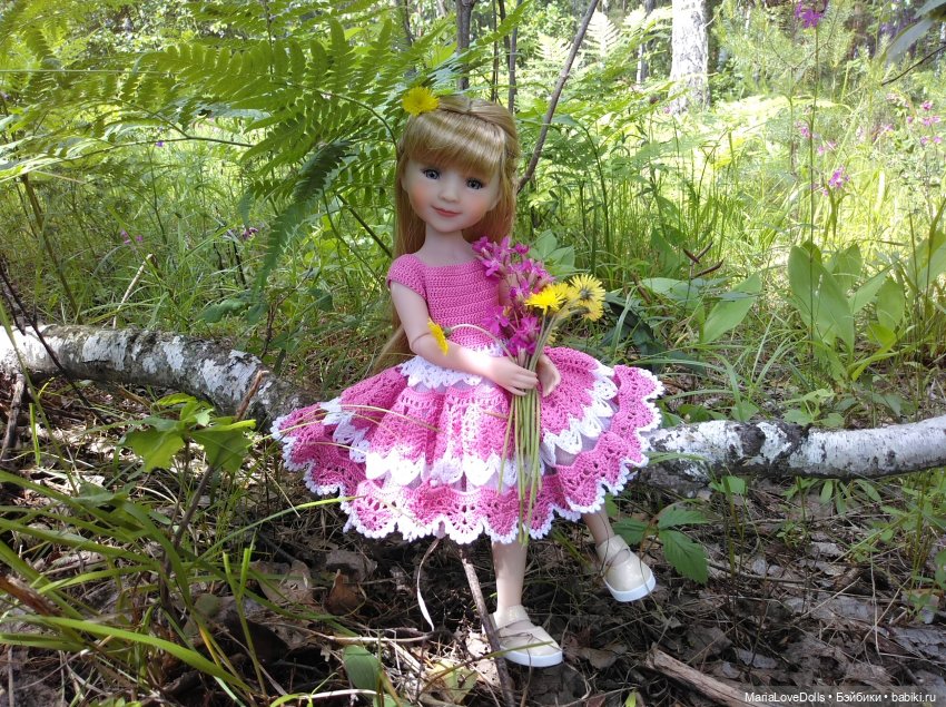 Лиззи и цветы — Куклы Dianna Effner (Эффнер) из винила: Little Darling (фото 7)