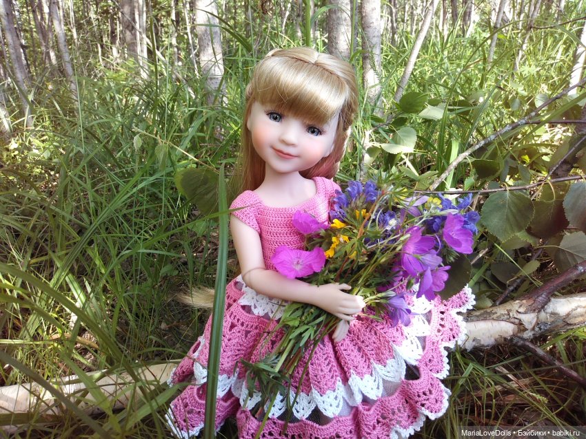 Лиззи и цветы — Куклы Dianna Effner (Эффнер) из винила: Little Darling