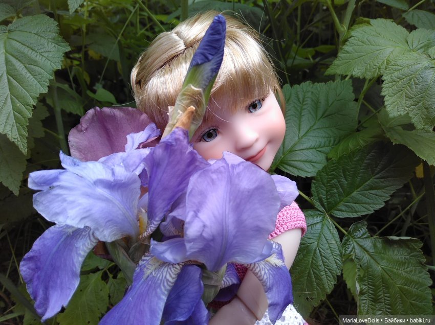 Лиззи и цветы — Куклы Dianna Effner (Эффнер) из винила: Little Darling (фото 5)