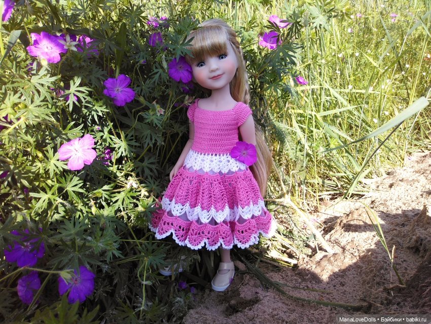 Лиззи и цветы — Куклы Dianna Effner (Эффнер) из винила: Little Darling (фото 9)
