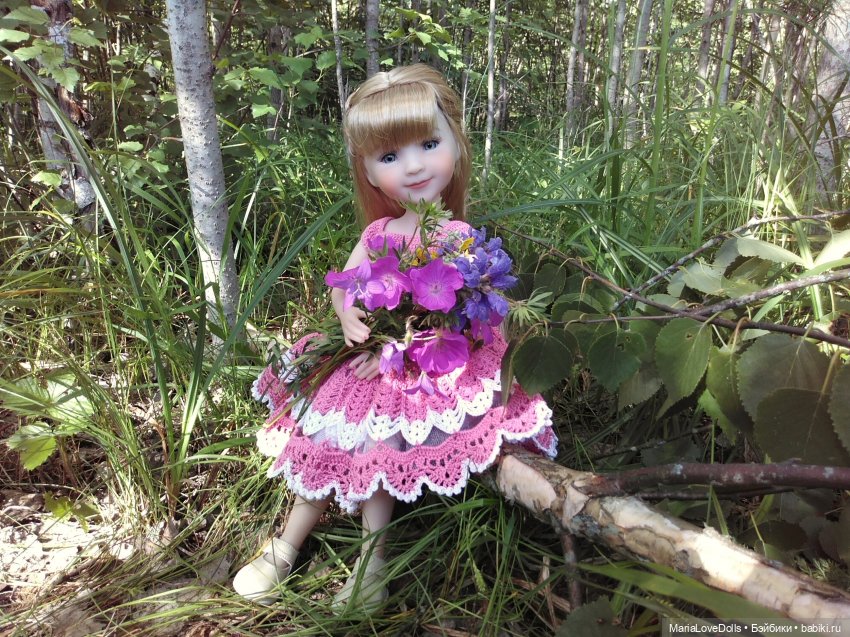 Лиззи и цветы — Куклы Dianna Effner (Эффнер) из винила: Little Darling