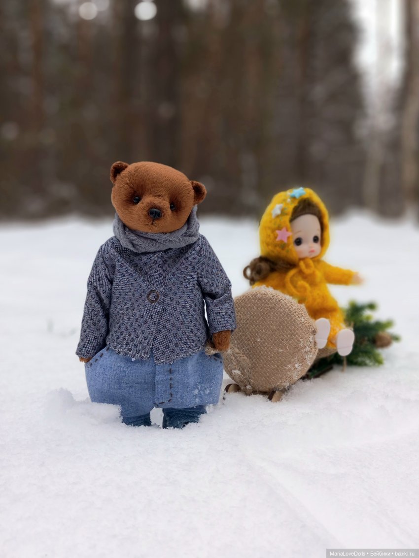 В лес за ёлочкой 🌲🌲🌲 — Куклы Xiaomi Monst (Сяоми) и Pipitom: шарнирные