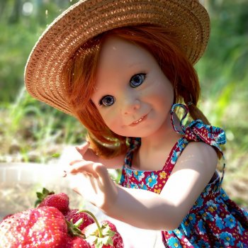 Лисичка с косичками