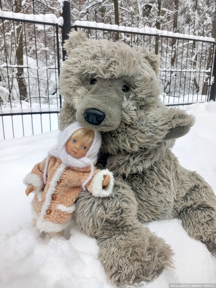 Авочка и Медведь — Куклы Sylvia Natterer (Сильвия Наттерер): Gotz (фото 4)