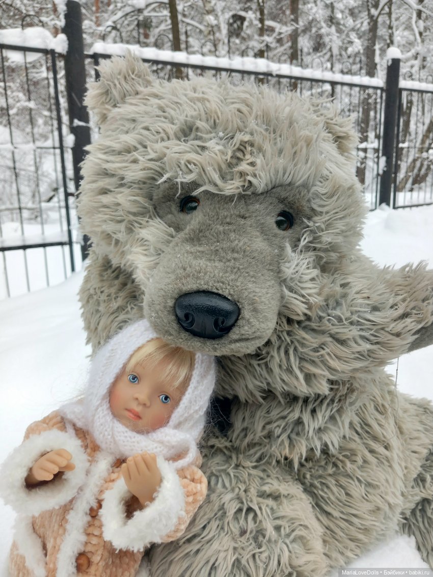 Авочка и Медведь — Куклы Sylvia Natterer (Сильвия Наттерер): Gotz (фото 3)