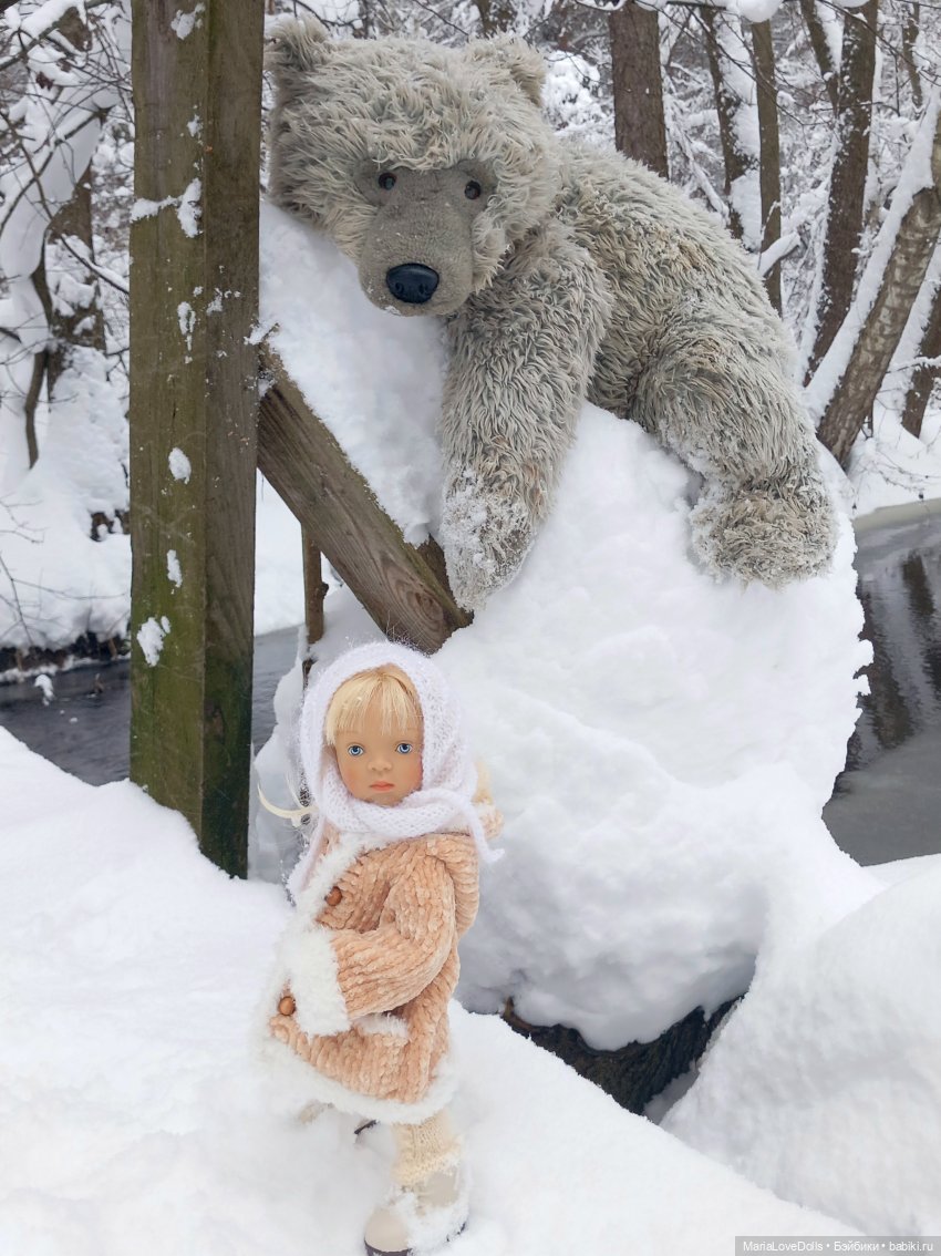 Авочка и Медведь — Куклы Sylvia Natterer (Сильвия Наттерер): Gotz (фото 5)
