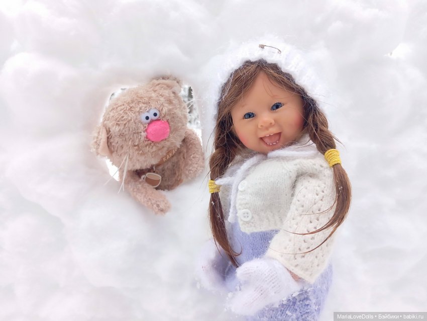 Снежная крепость — Куклы Rosemarie Anna Muller (Мюллер): Вихтели (Wichtel)