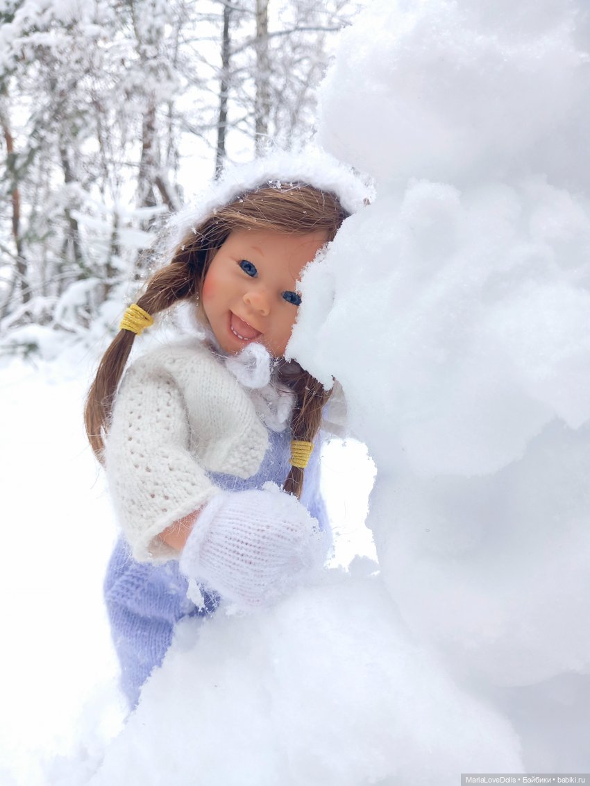 Снежная крепость — Куклы Rosemarie Anna Muller (Мюллер): Вихтели (Wichtel) (фото 10)