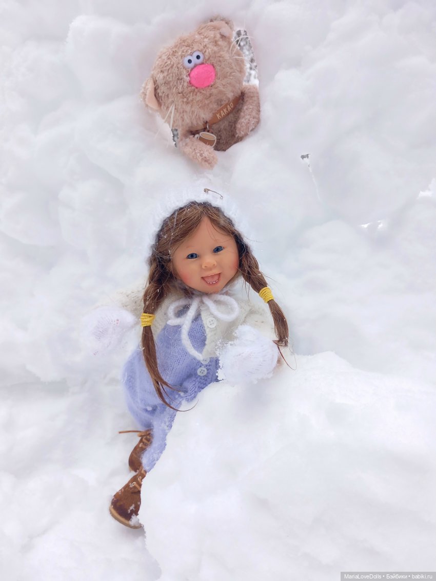 Снежная крепость — Куклы Rosemarie Anna Muller (Мюллер): Вихтели (Wichtel)