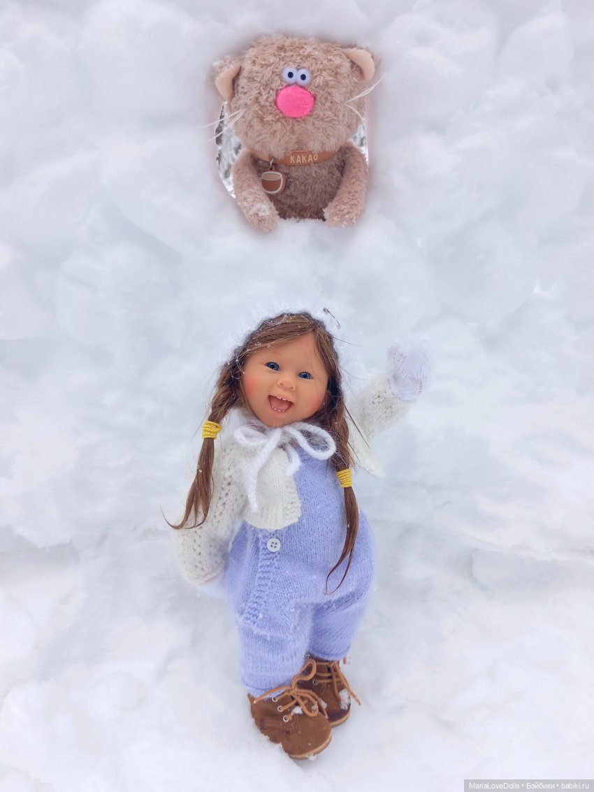 Снежная крепость — Куклы Rosemarie Anna Muller (Мюллер): Вихтели (Wichtel)