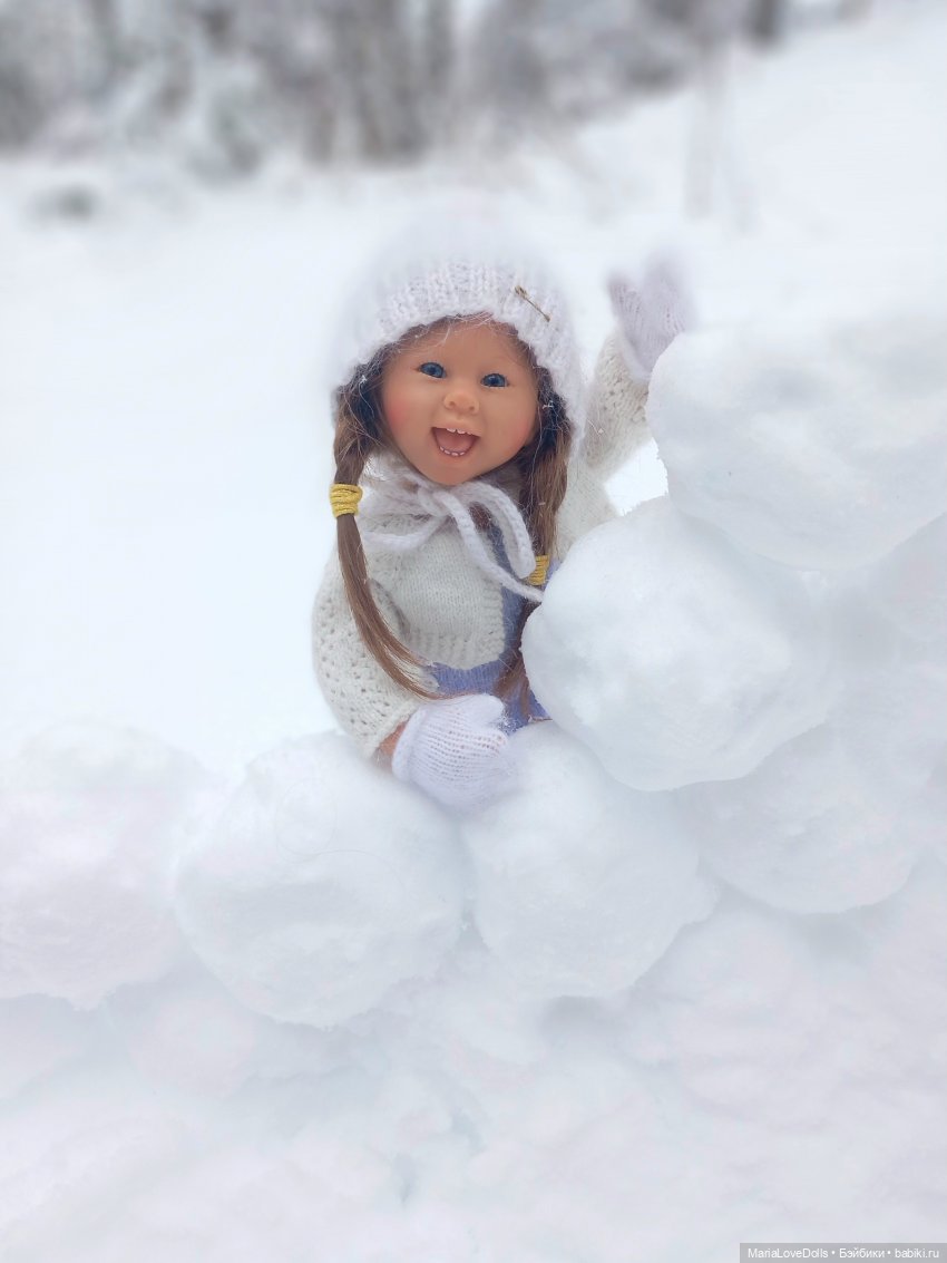 Снежная крепость — Куклы Rosemarie Anna Muller (Мюллер): Вихтели (Wichtel)