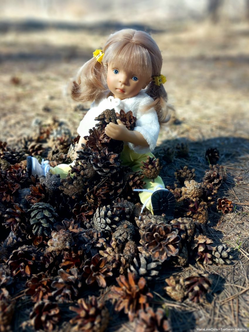 Весной наслаждаясь — Куклы Sylvia Natterer (Сильвия Наттерер): Gotz