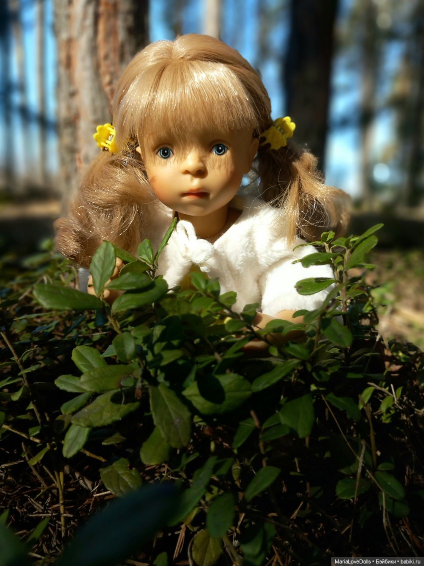 Весной наслаждаясь — Куклы Sylvia Natterer (Сильвия Наттерер): Gotz (фото 8)