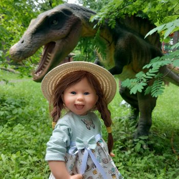 🦖 Динопарк встречает Лею... 🦖