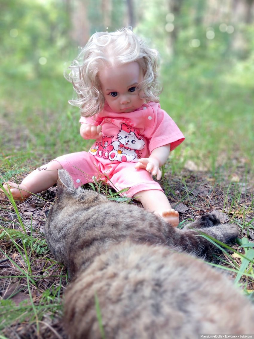 Жизнь рядом с котиком — Куклы Реборн (Reborn): домашние фото