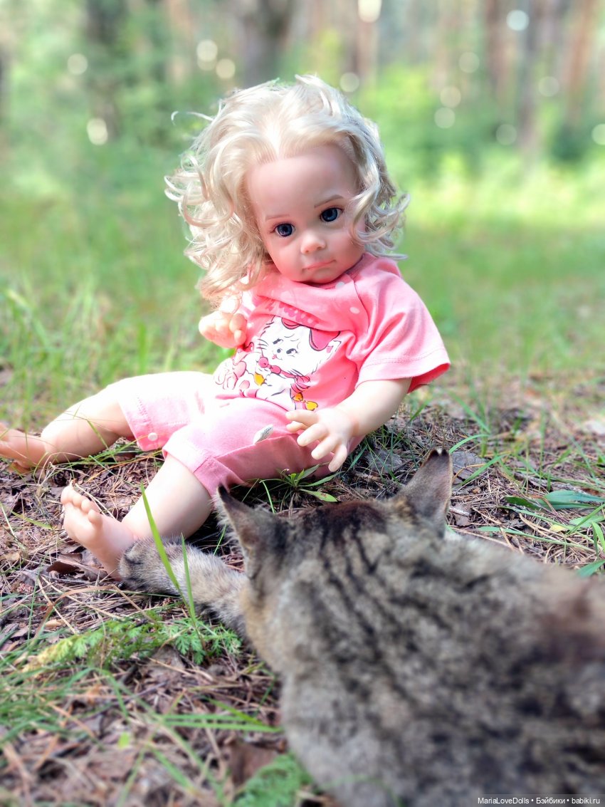 Жизнь рядом с котиком — Куклы Реборн (Reborn): домашние фото