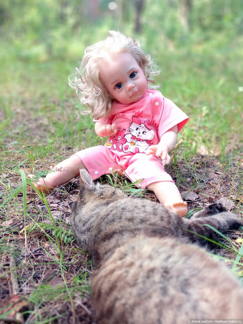 Жизнь рядом с котиком — Куклы Реборн (Reborn): домашние фото