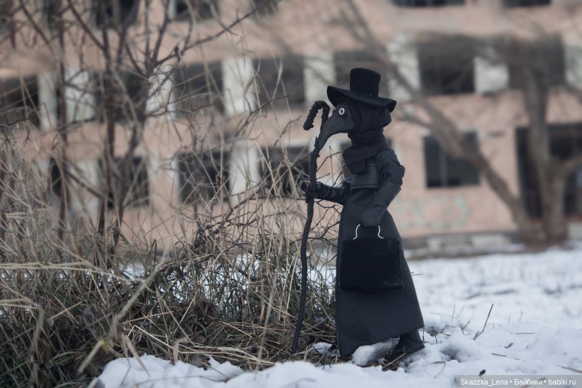 Доктор Чума — Авторские текстильные куклы: Вальдорфские