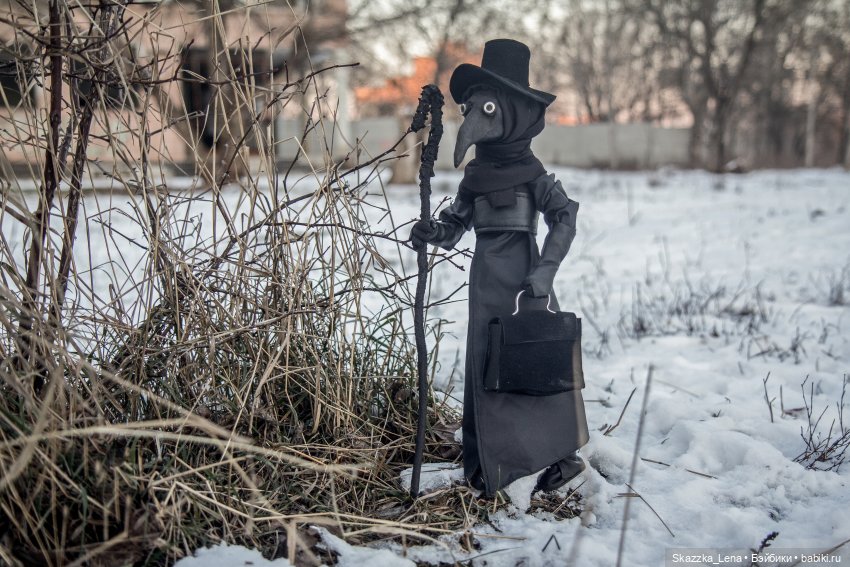 Доктор Чума — Авторские текстильные куклы: Вальдорфские (фото 6)