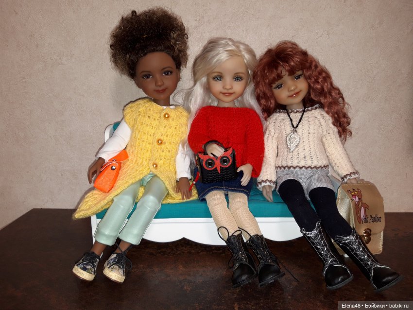 Три подружки вечерком — Куклы Dianna Effner (Эффнер) из винила: Little Darling (фото 5)
